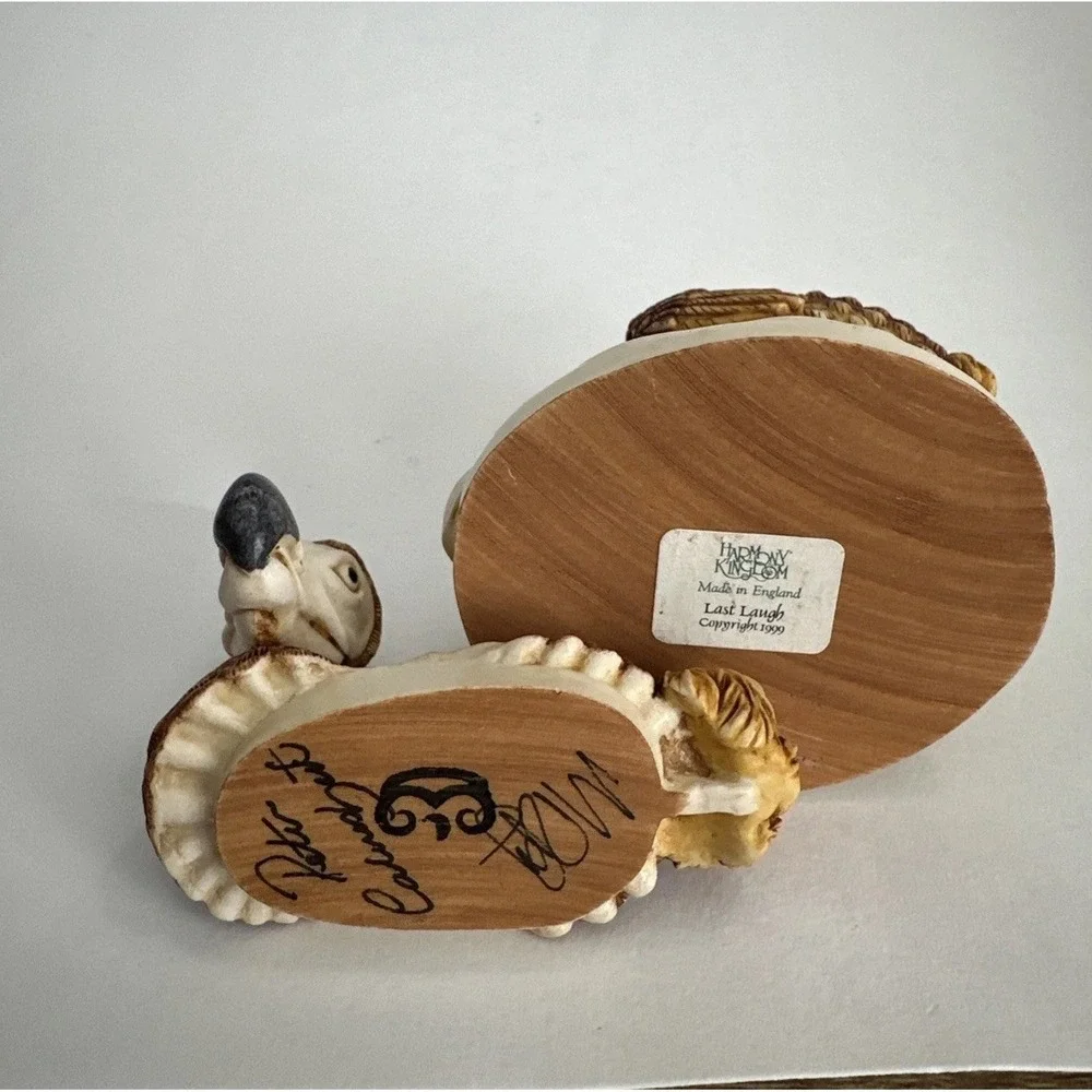 Harmony Kingdom LAST LAUGH Dodo Treasure Jest Box 1999 England Signed Calvesbert